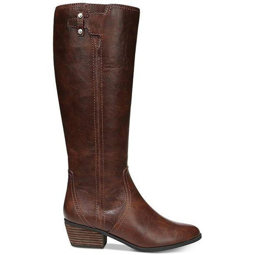 Dr. Scholl's Women's Brilliance Block Heel Tall Boots Whiskey-Shoes-Dr. Scholl's-6.5-ShoeShock