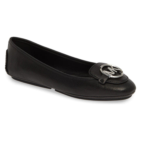 Black Lana Embellished Textured Patent-leather Loafers