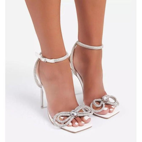 Studded Nude Jelly Mult-strap Sandals