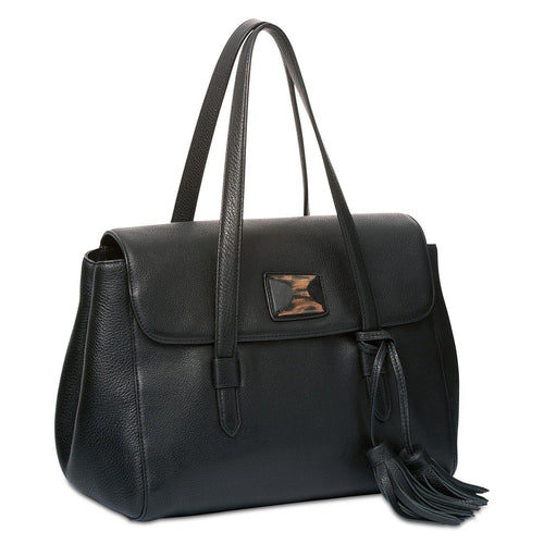 DKNY Alix Medium Flap Satchel-Handbags & Accessories-DKNY-ShoeShock