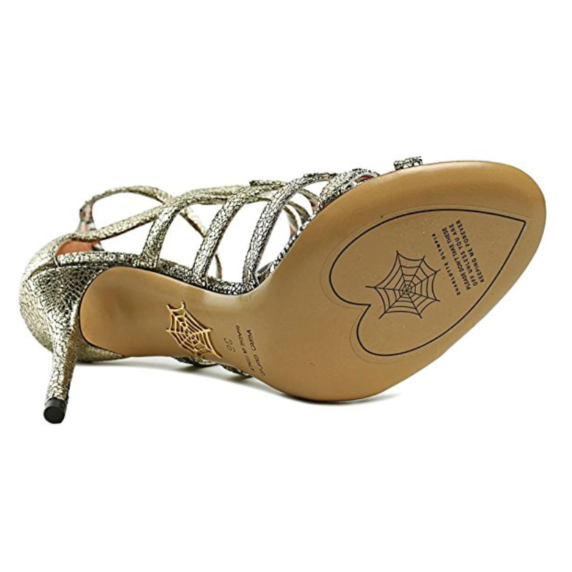 Charlotte Olympia Dazzling Womens Leather Strappy Sandals-Shoes-Charlotte Olympia-7-ShoeShock