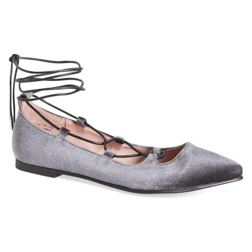 Chinese Laundry 1284 Womens Endless Summer Gray Ballet Flats-Shoes-Chinese Laundry-6-ShoeShock