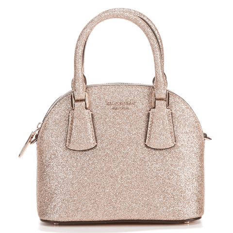 Lizard-Embossed Leather Micro Debby Bucket Bag