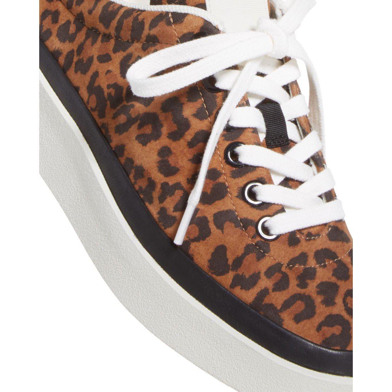 V-Mae Leopard Print Platform Sneakers
