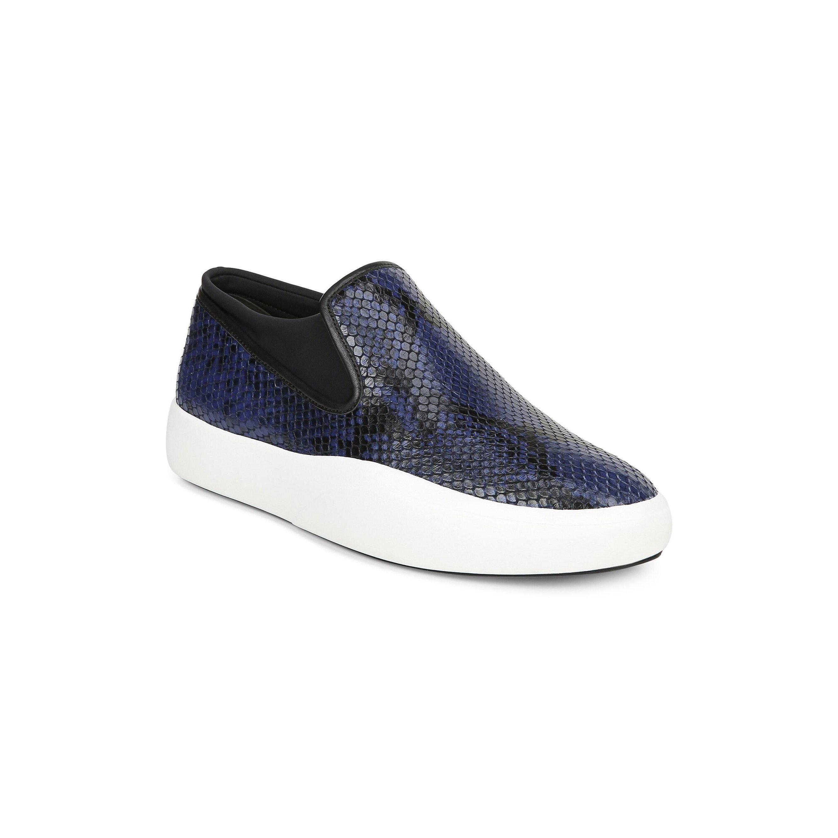 Yvonne Snake Print Leather Sneakers